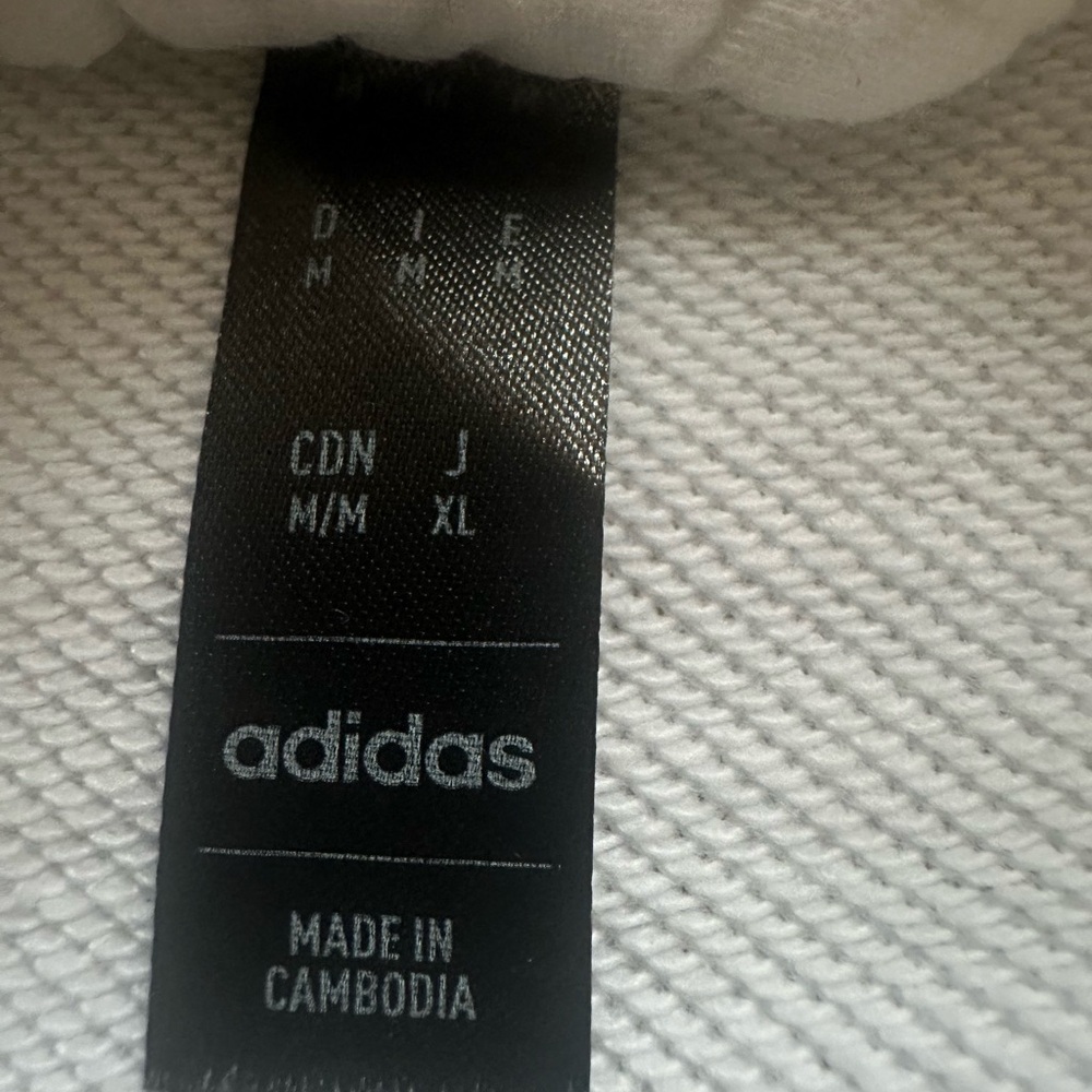 Adidas Italy Men’s full -zip White hoodie - Picture 9 of 15